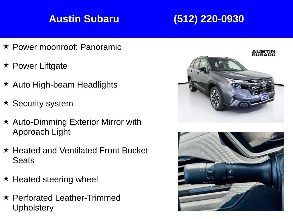 New 2026 Gray Subaru Touring image 17
