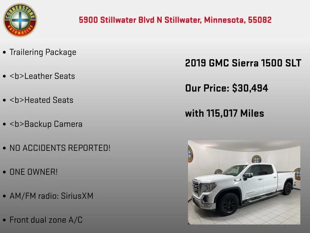 Used 2019 White GMC SLT image 5