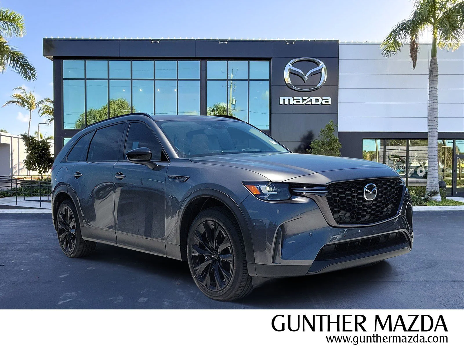 New 2026 Machine Gray Metallic Mazda Premium Sport AWD image 1