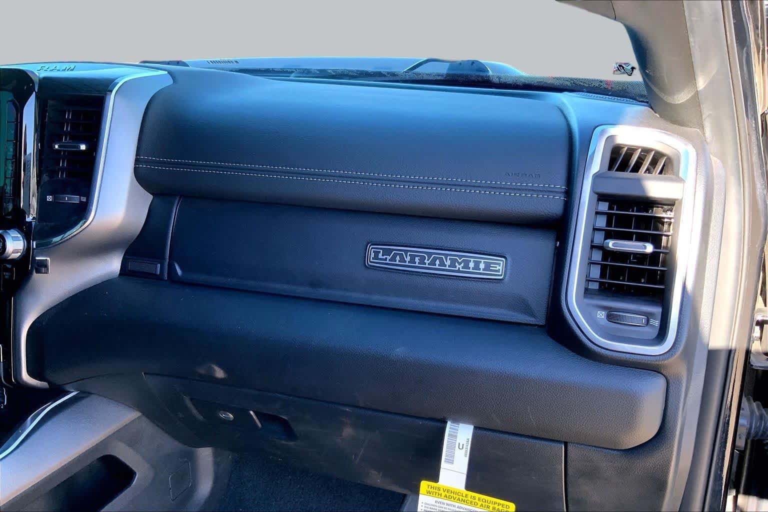 Used 2024 Diamond Black Crystal Pearlcoat Ram Laramie image 17