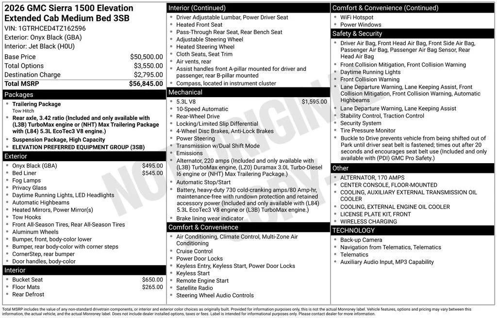 2026 GMC Sierra 1500 Elevation - Photo 47