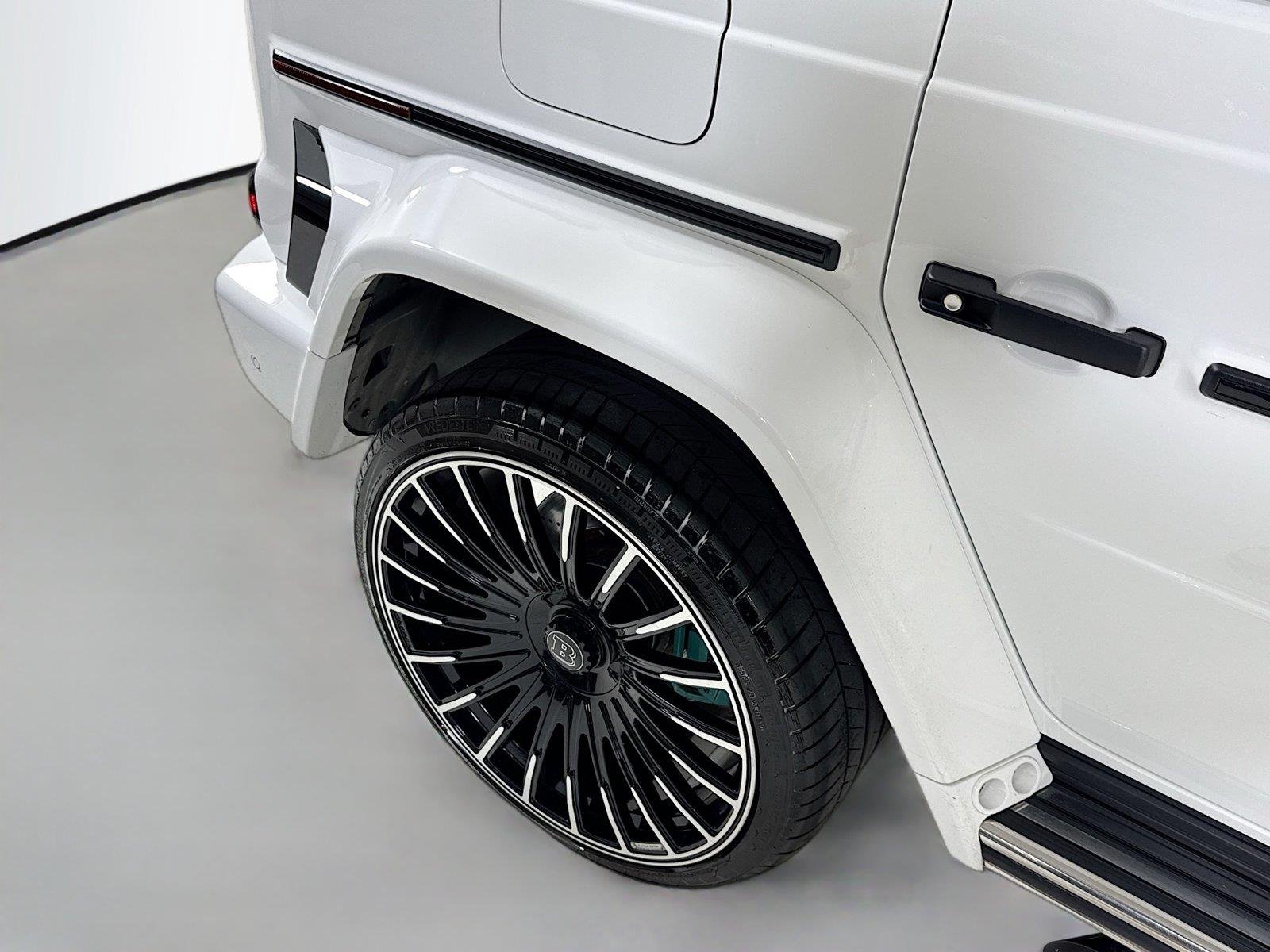 Used 2024 Polar White Mercedes-Benz AMG® G 63  Brabus Custom Widebody / Custom Tiffany Interior image 43