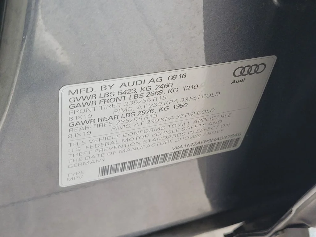 Used 2017 Gray Audi 2.0T Premium Plus image 17