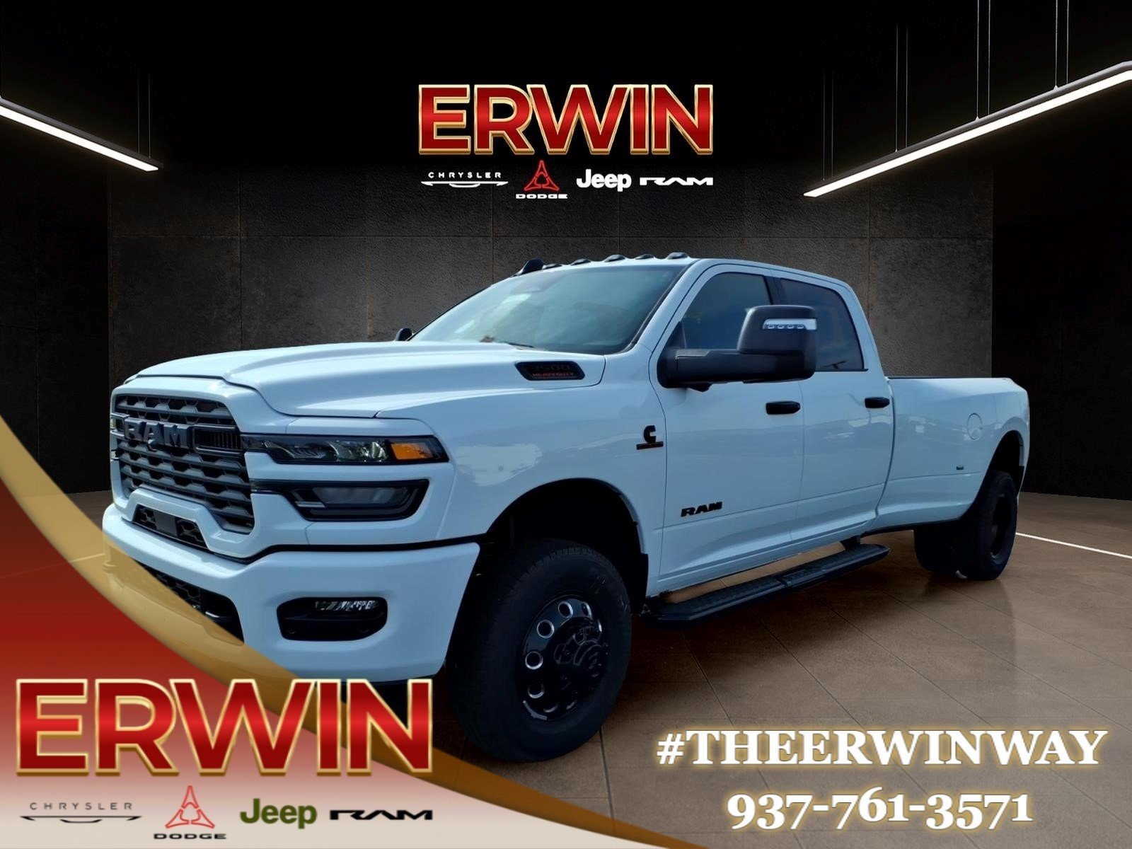 New 2026 Bright White Clearcoat RAM Big Horn image 3