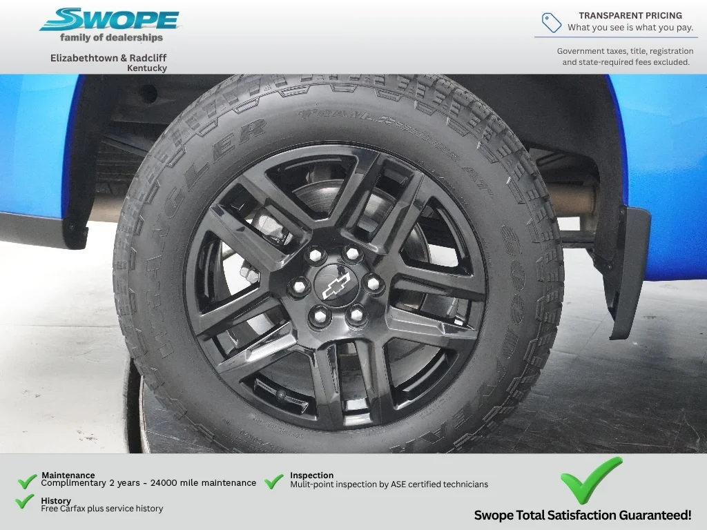Used 2025 Riptide Blue Metallic Chevrolet RST image 28
