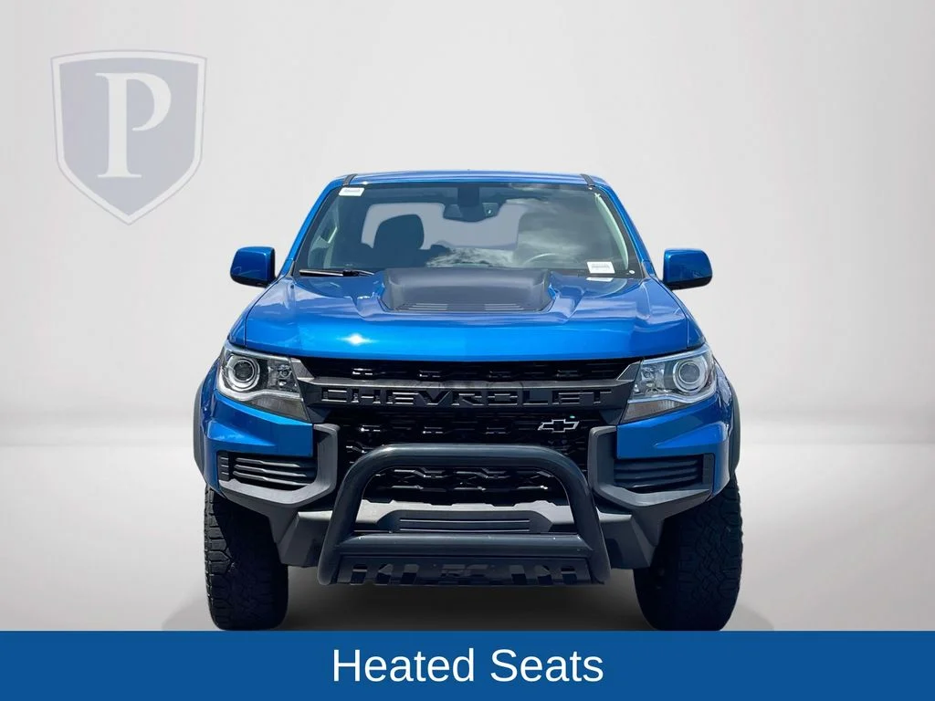 Certified Used 2022 Blue Chevrolet ZR2 image 3