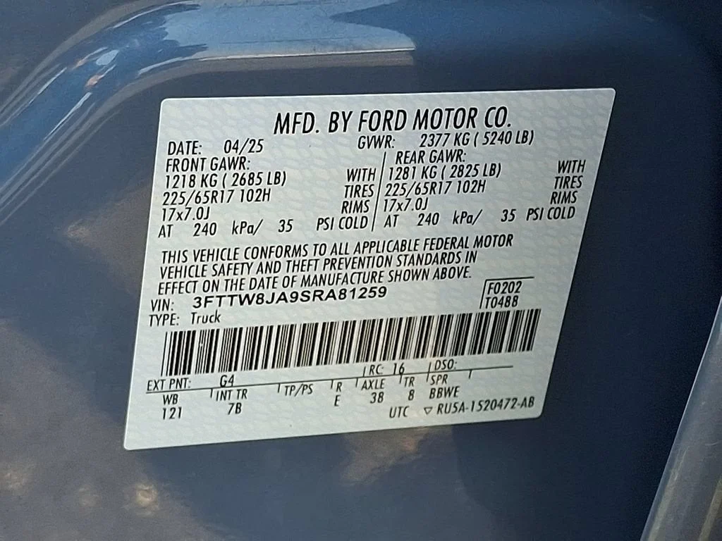 Used 2025 Gray Ford XLT image 61