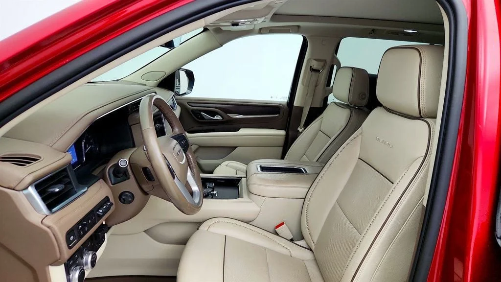 Used 2021 Cayenne Red Tintcoat GMC 4WD 4dr Denali w/ Rear Seat Media, 22