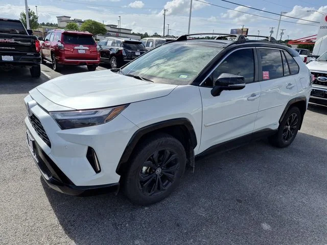 Used 2023 Wind Chill Pearl/Midnight Black Metallic Toyota XSE image 2