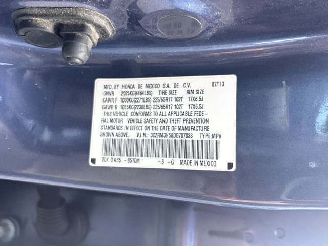 Used 2013 Blue Honda EX image 26