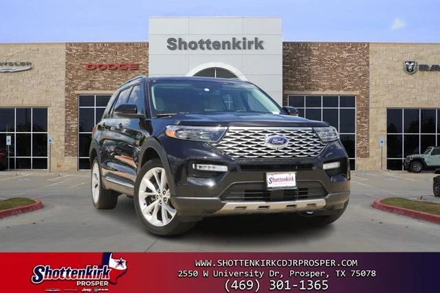 Used 2023 Black Ford Platinum image 1