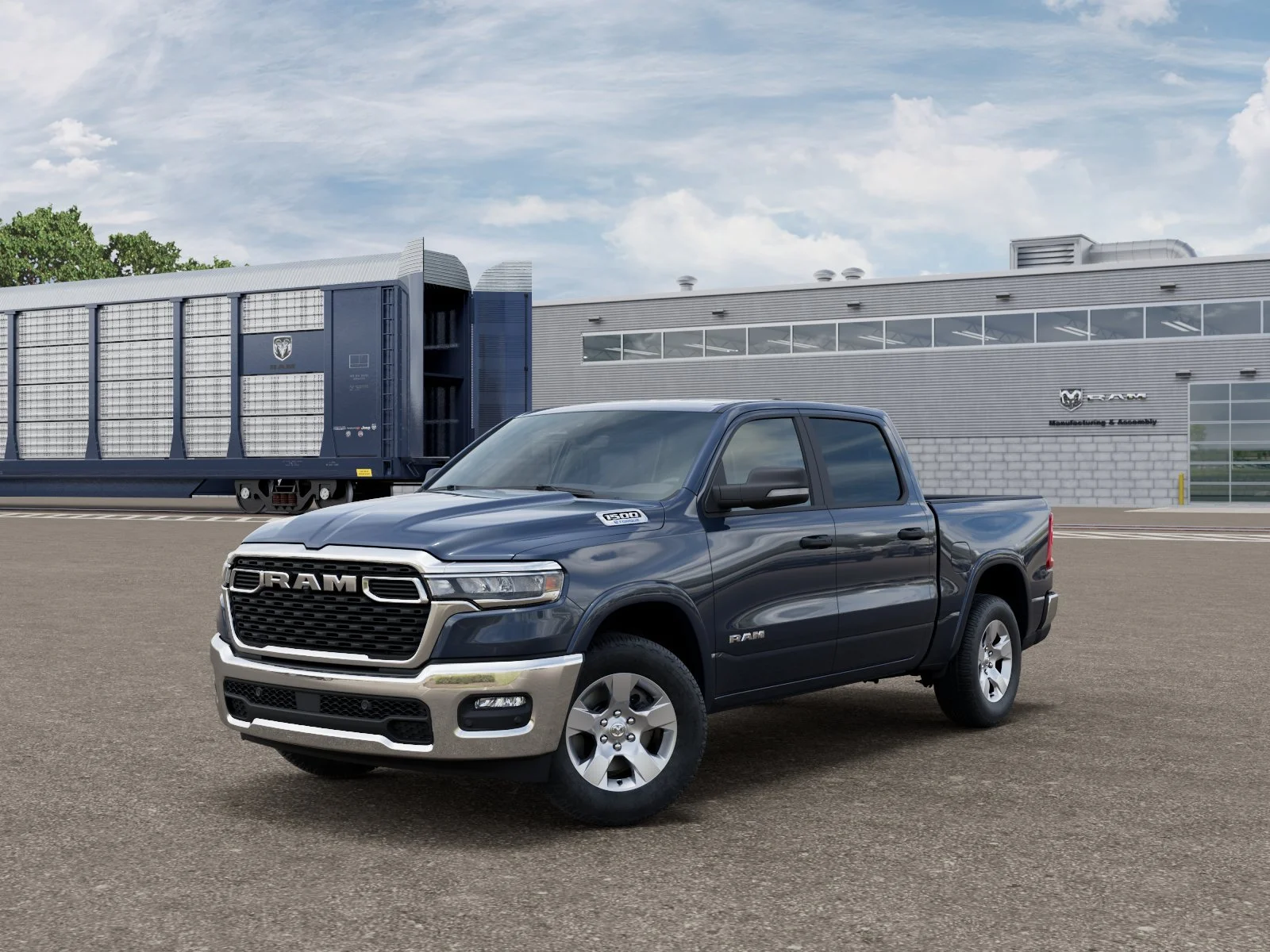 New 2026 Forged Blue Metallic RAM Big Horn image 1