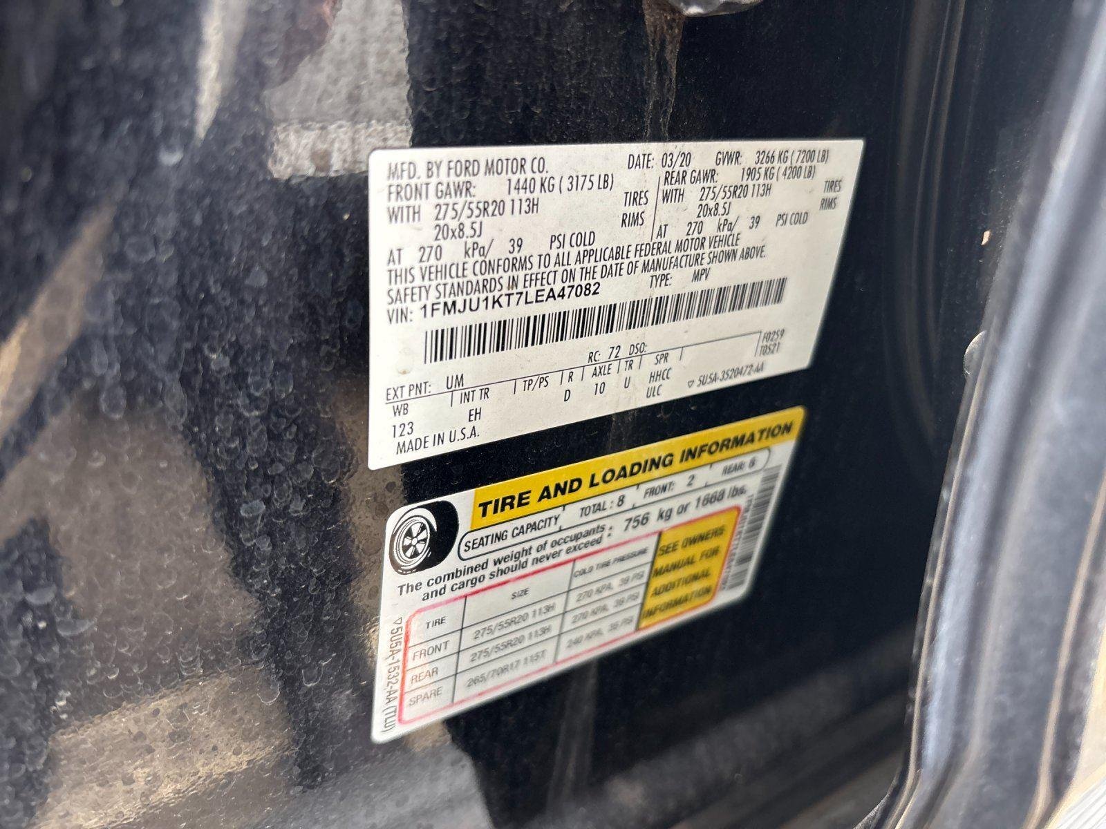 Used 2020 Agate Black FORD LIMI image 11