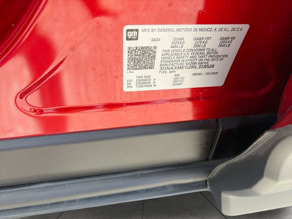 Used 2024 Radiant Red Tintcoat Chevrolet RS image 26
