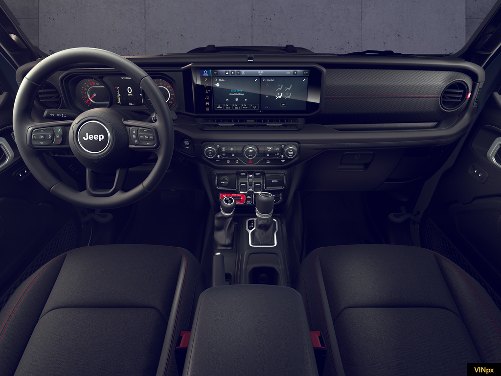 New 2026 Bright White Clear-Coat Exterior Paint Jeep Rubicon image 19