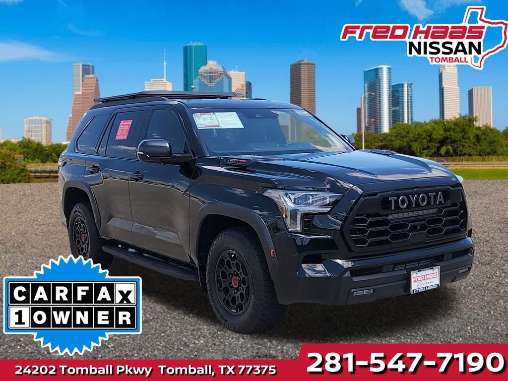 Used 2025 Black Toyota TRD Pro image 1