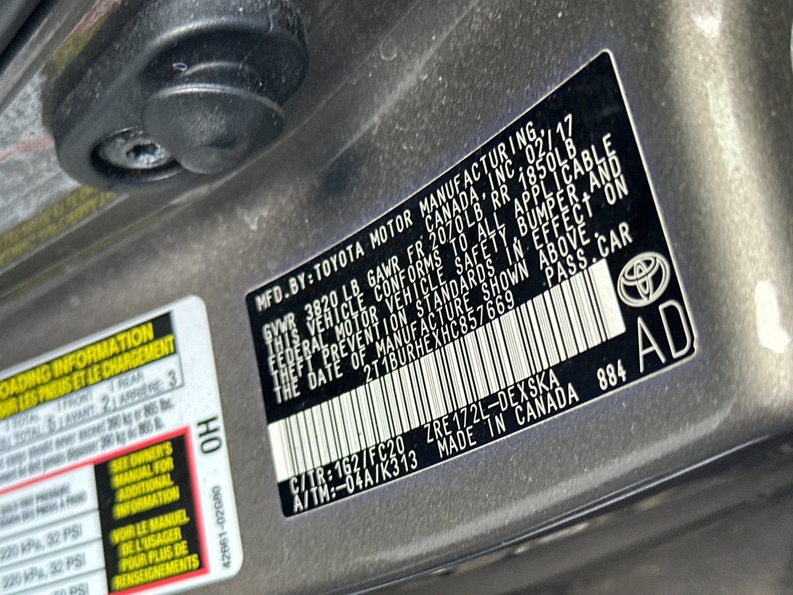 Used 2017 Gray Metallic Toyota SE image 25