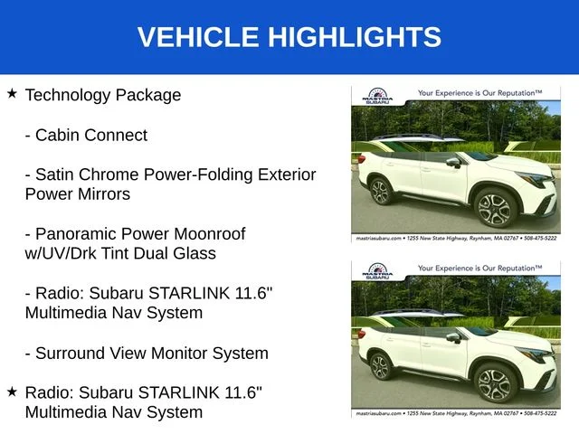 Used 2023 White Subaru Limited image 6