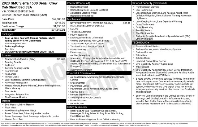 Used 2023 Silver GMC Denali image 37