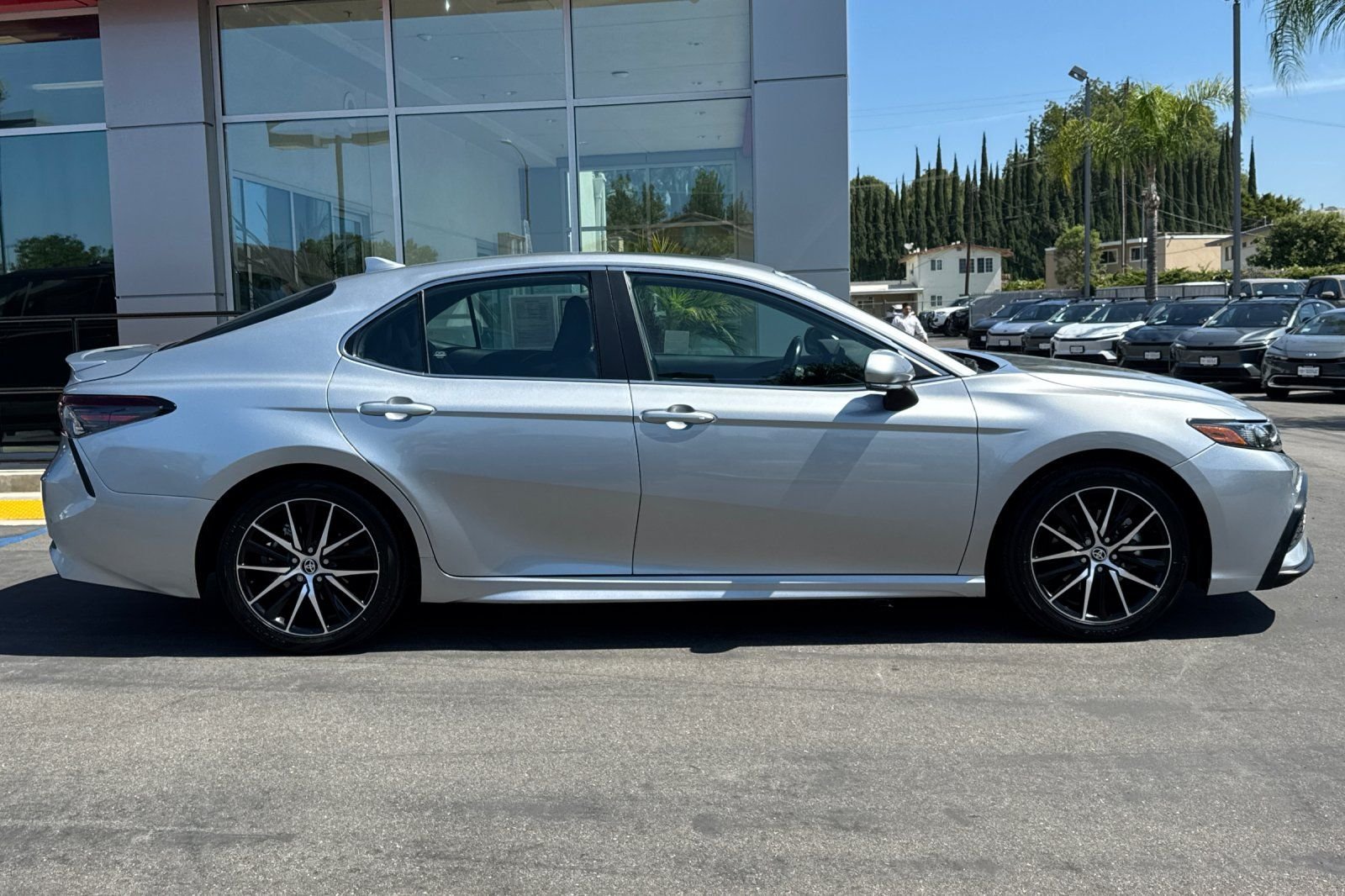 Used 2024 Silver Toyota SE image 4