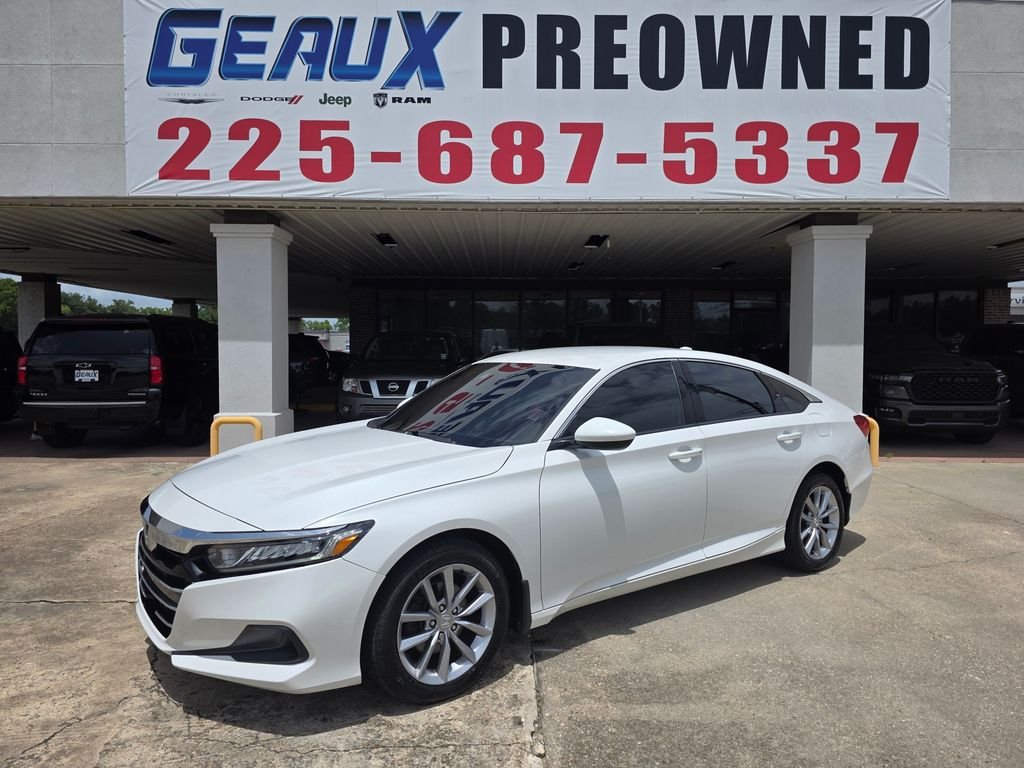 Used 2021 White Honda LX image 1
