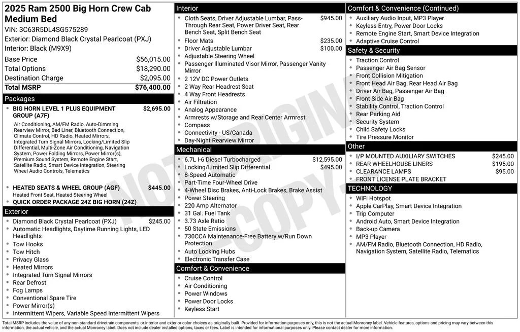 2025 RAM 2500 Big Horn - Photo 12