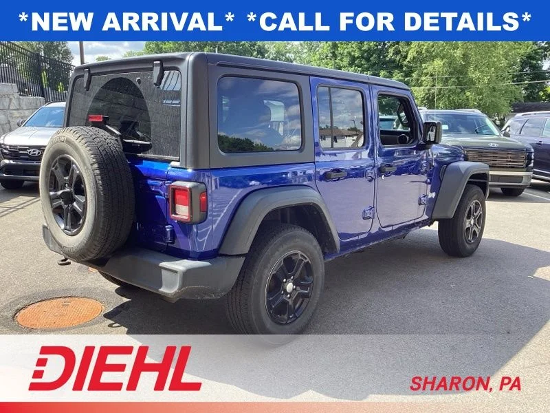 Used 2020 Blue Jeep Unlimited Sport S image 7