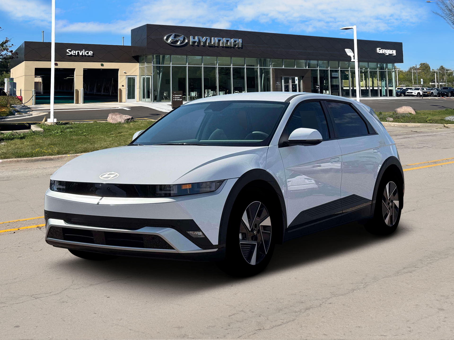 White 2026 Hyundai Ioniq 5 SUV / Crossover All-Wheel Drive 