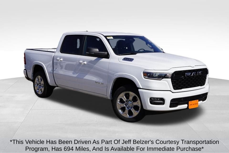 New 2026 Bright White Clear-Coat Exterior Paint RAM Big Horn image 1