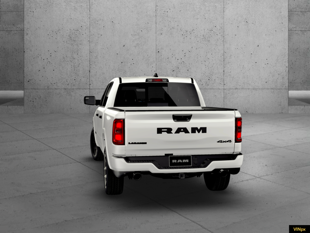 New 2026 Bright White Clear-Coat Exterior Paint RAM Laramie image 12
