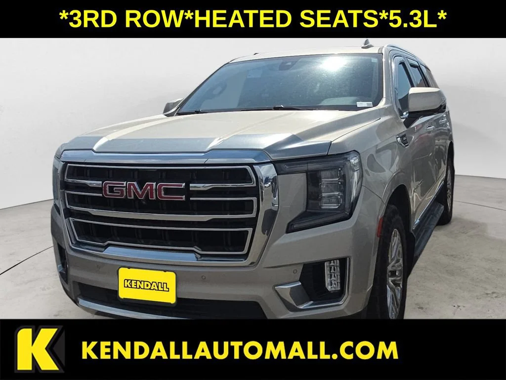Used 2022 Pearl Beige Metallic GMC SLT image 1