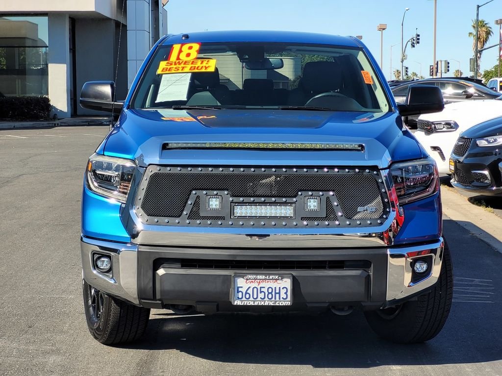Certified Used 2018 Blue Toyota SR5 image 2