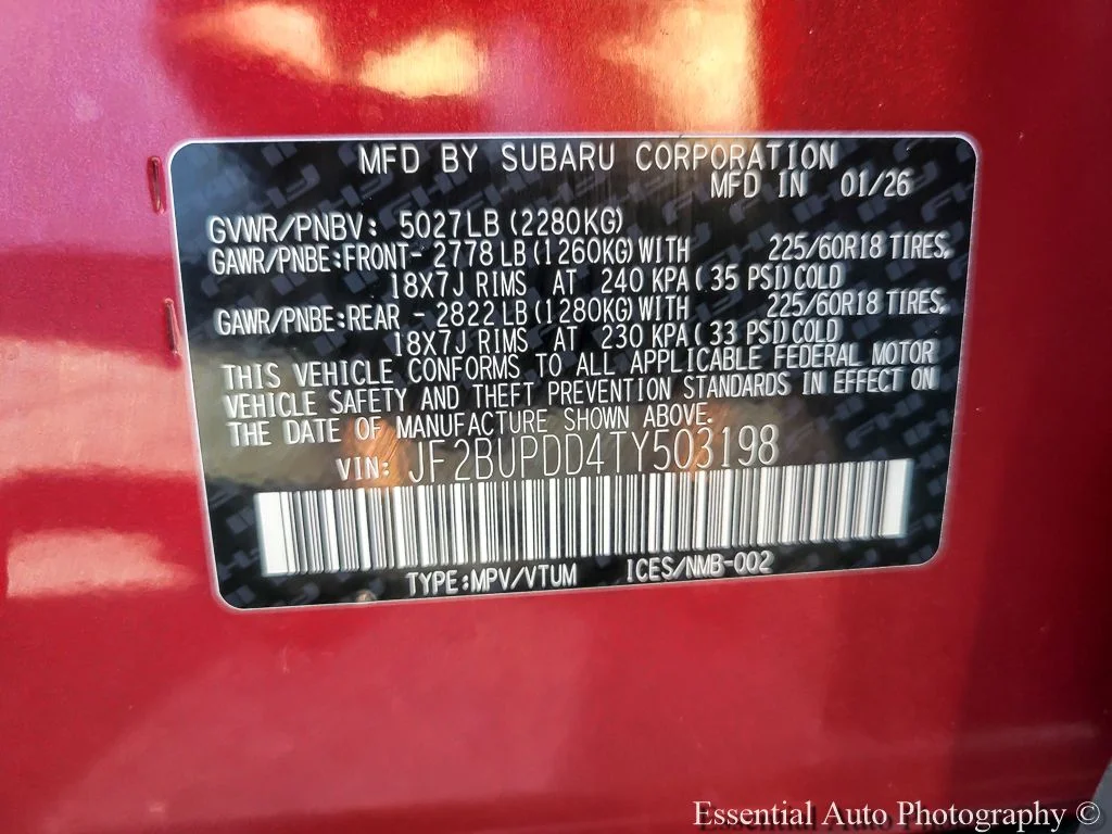 Used 2026 Red Subaru Limited image 25