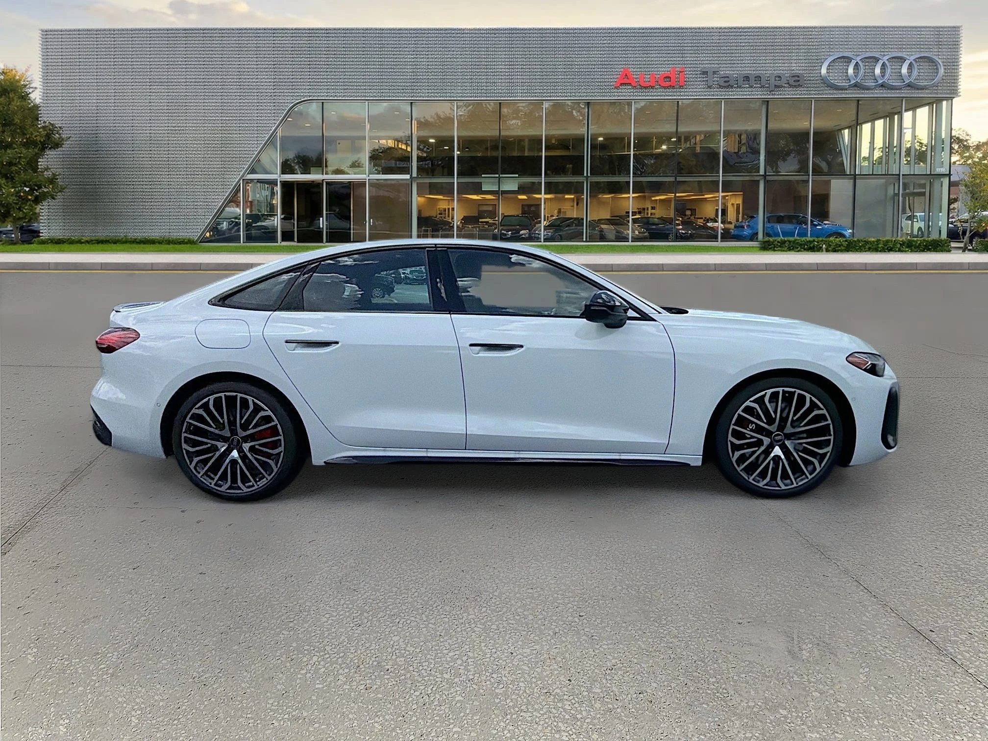 New 2026 Glacier White Metallic Audi Premium Plus image 2