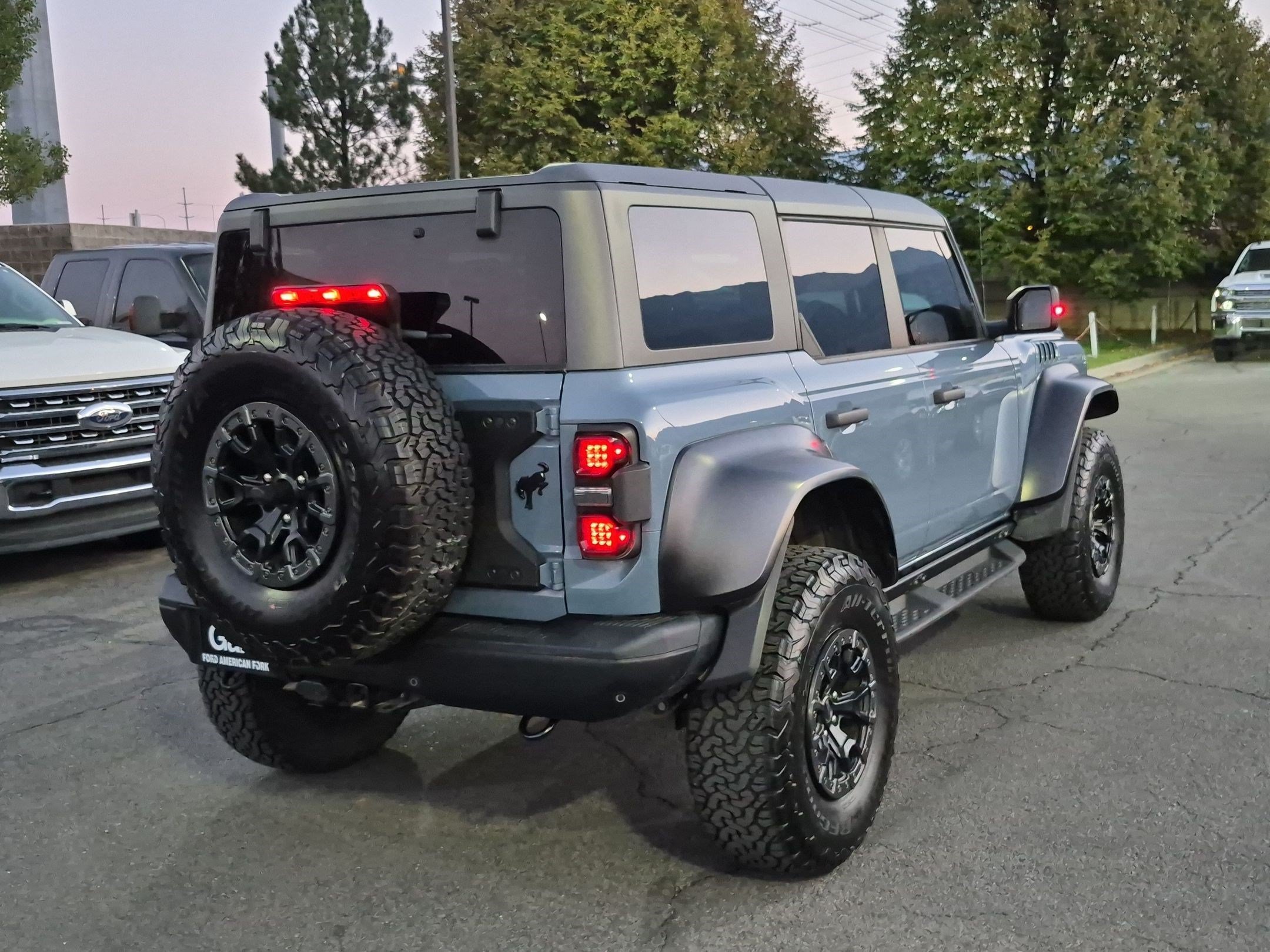 Used 2023 Azure Gray Metallic Ford Raptor image 3