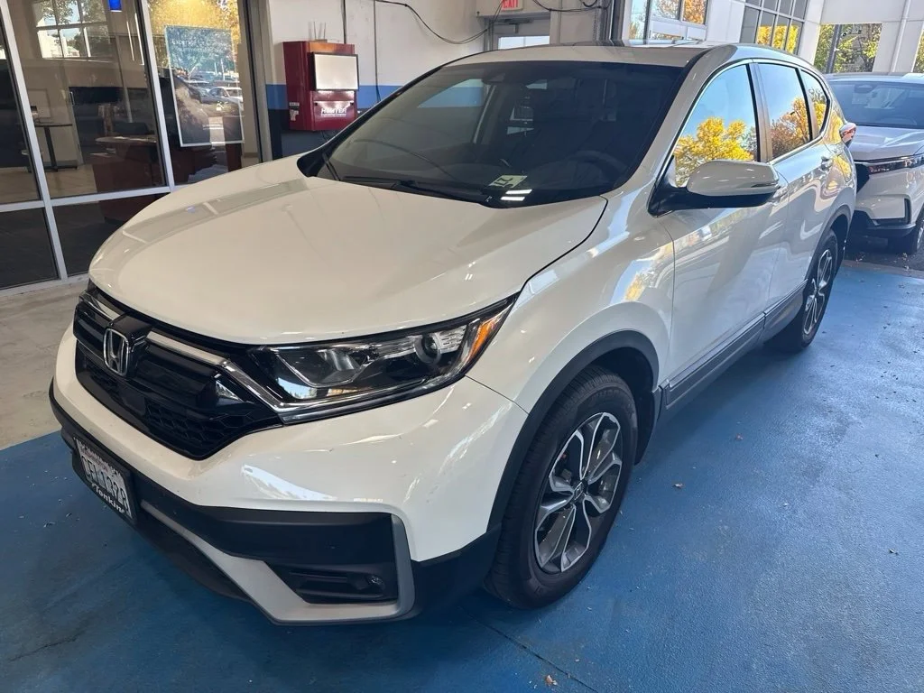 Used 2022 Platinum White Pearl Honda EX image 2