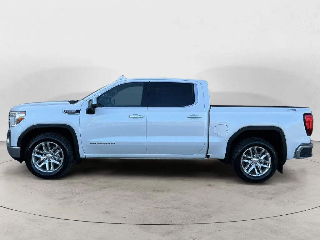 Used 2021 WHITE FROST TRICOAT GMC SLT image 12