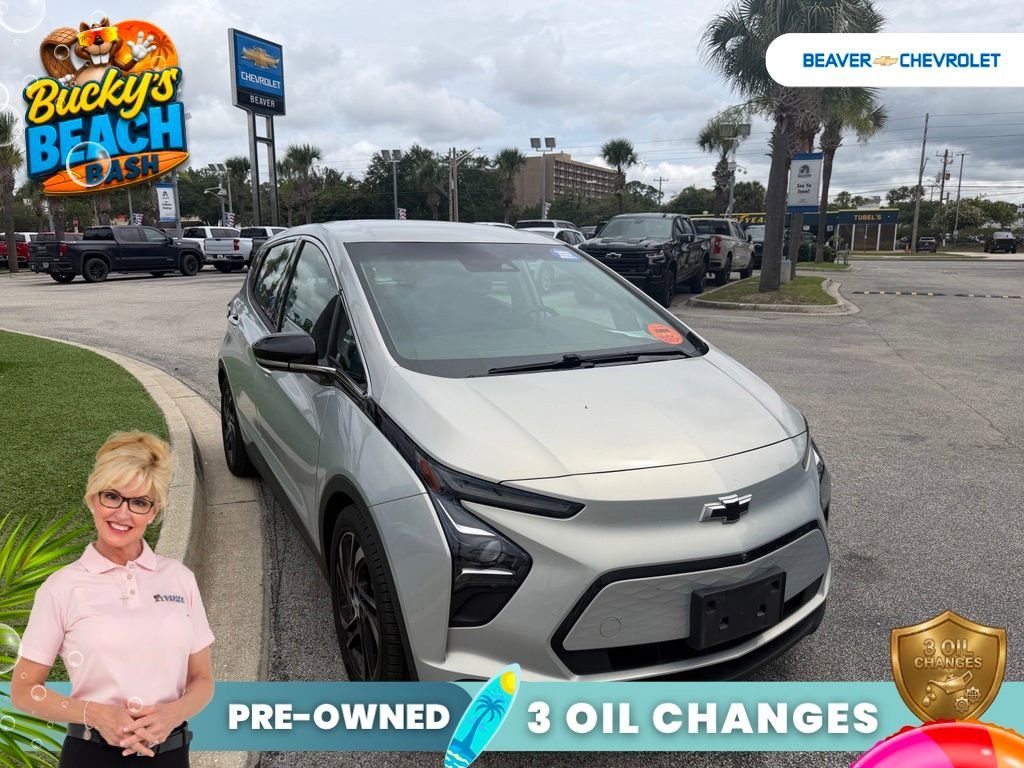 Used 2022 Chevrolet Bolt EV 2LT with VIN 1G1FX6S01N4101238 for sale in Jacksonville, FL