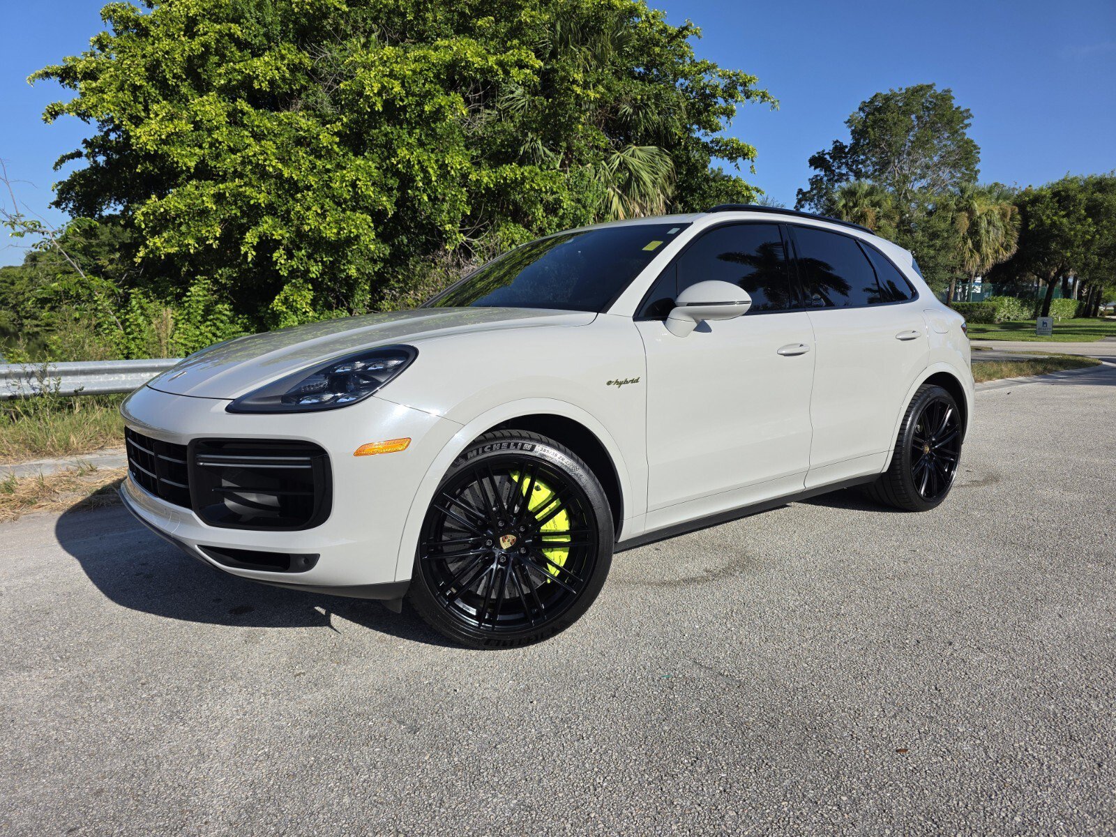 Used 2021 Chalk Porsche Turbo S E-Hybrid image 1