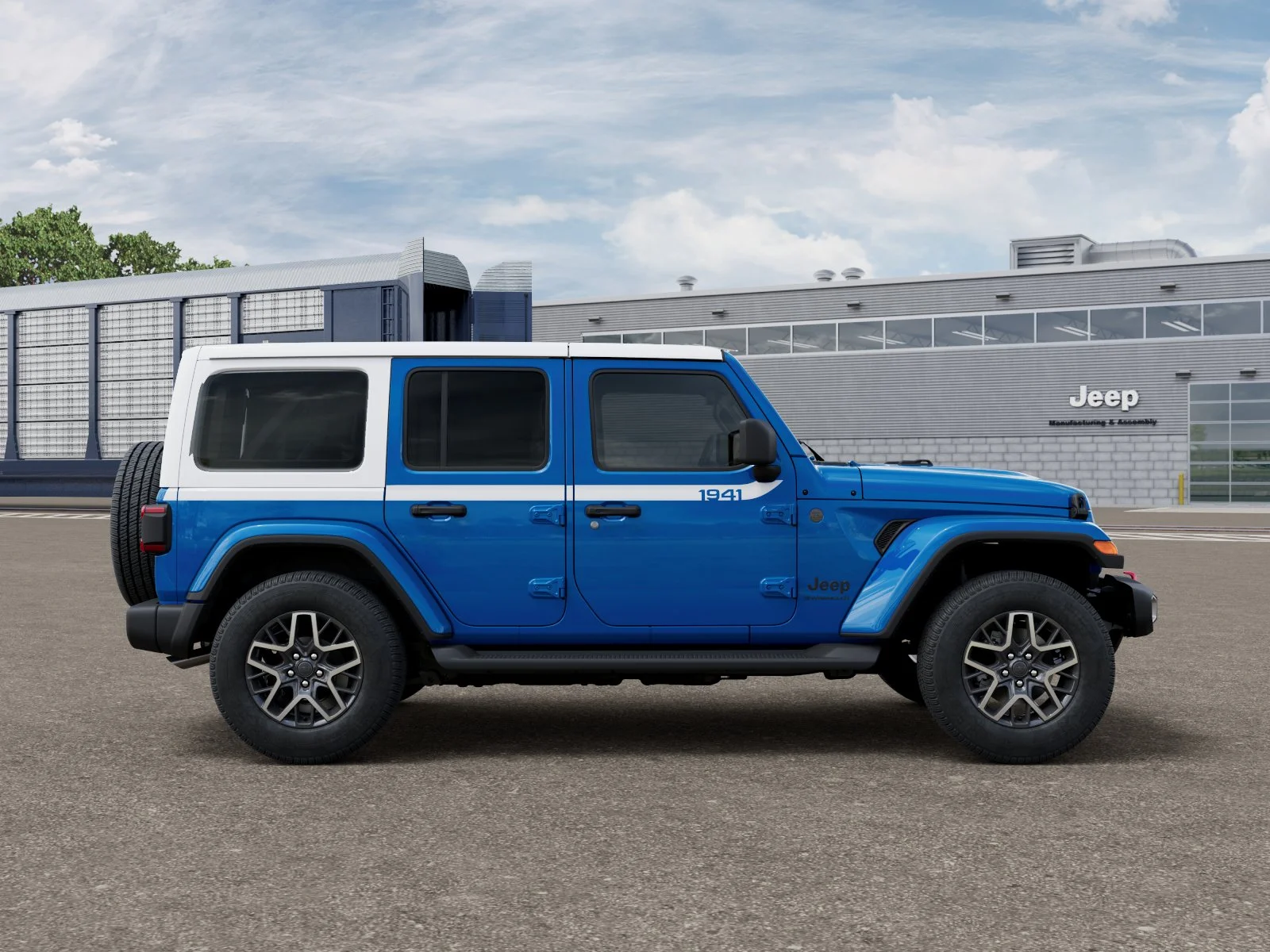 New 2027 Hydro Blue Pearlcoat Jeep Sahara image 12