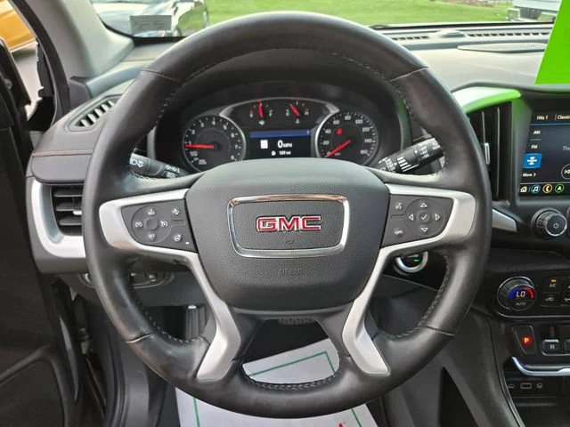 Used 2021 SATIN STEEL METALLIC GMC SLT image 31