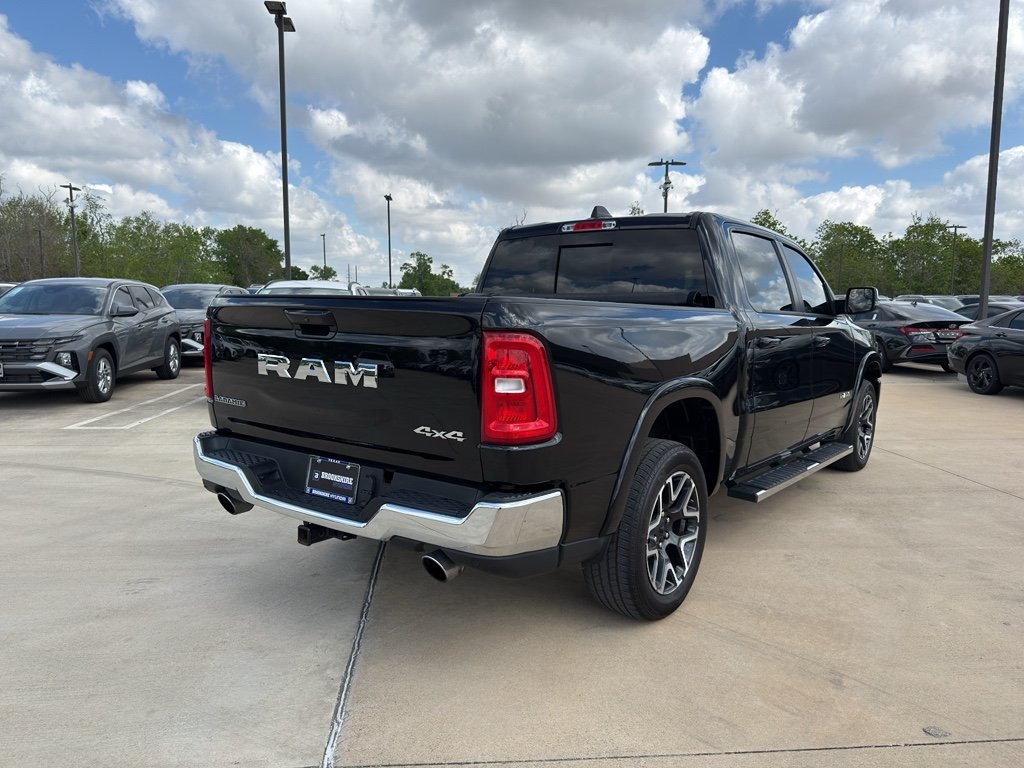 Used 2025 Diamond Black Crystal Pearlcoat Ram Laramie image 5
