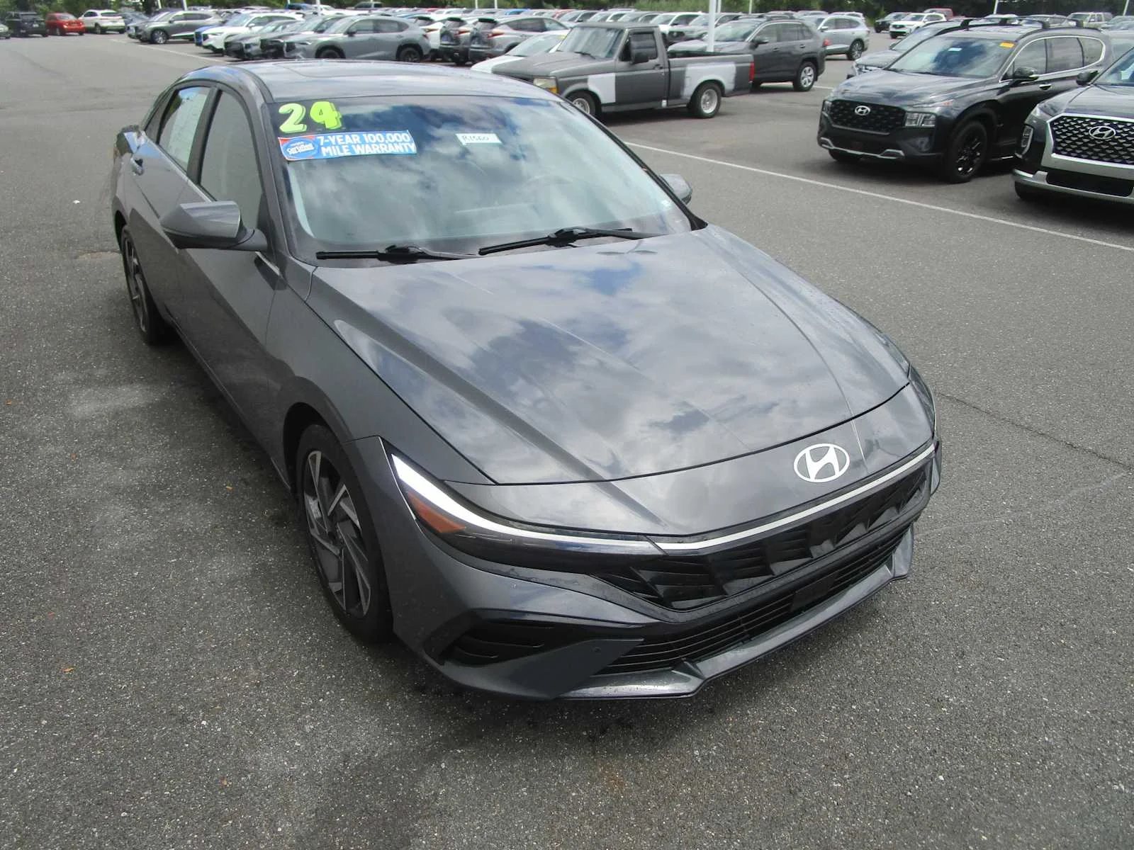 Certified Used 2024 Ecotronic Gray Hyundai Limited image 3