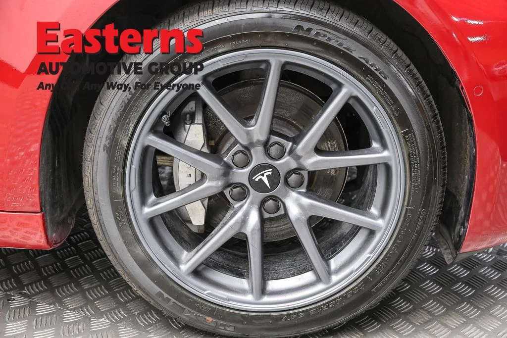 Used 2019 Red Tesla Standard image 26