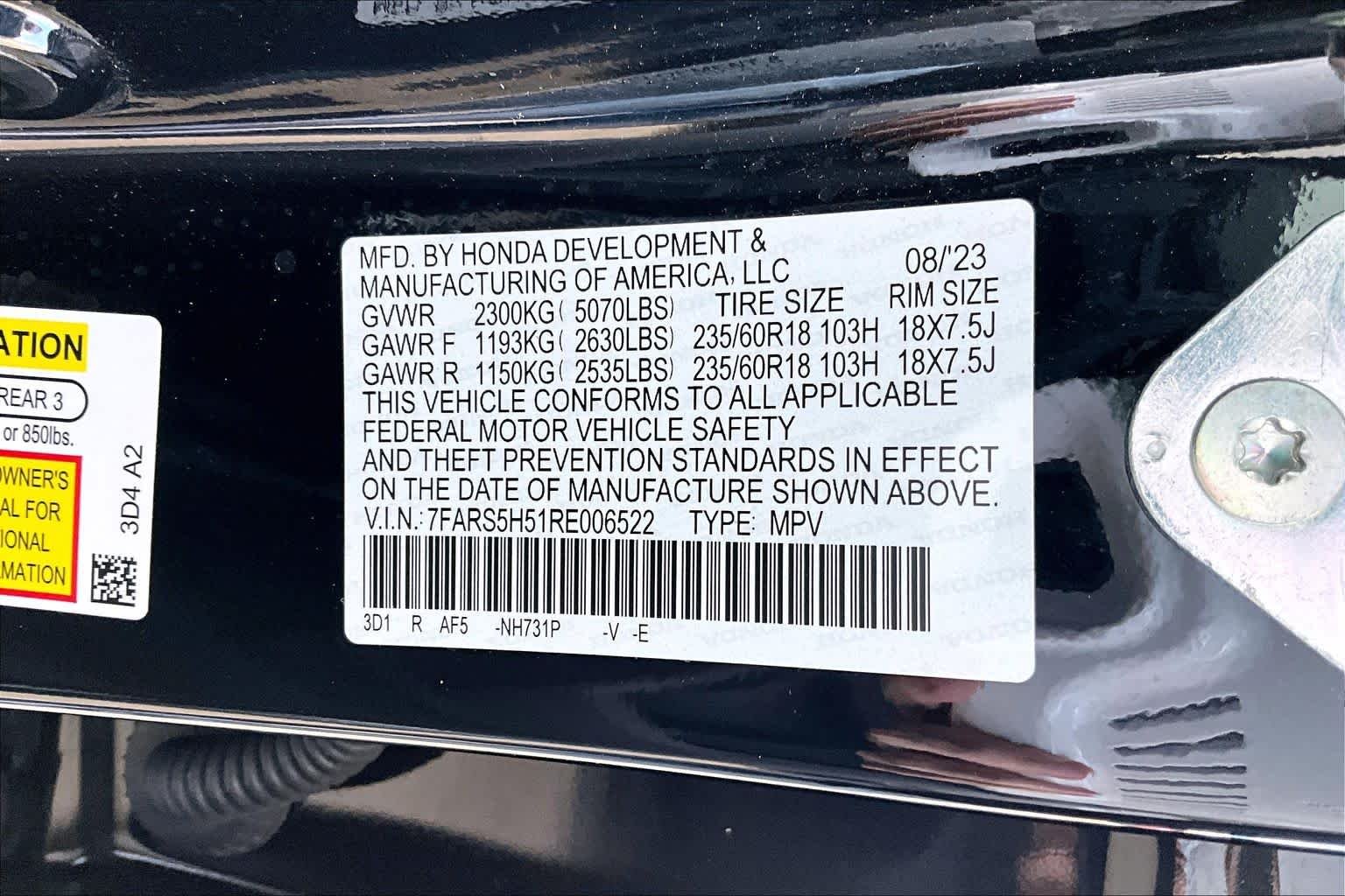 Used 2024 Crystal Black Pearl Honda Sport image 35