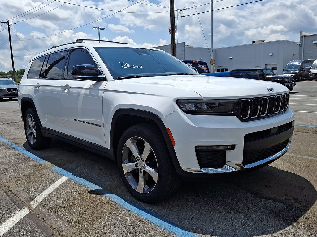 Used 2021 White Jeep Limited image 1
