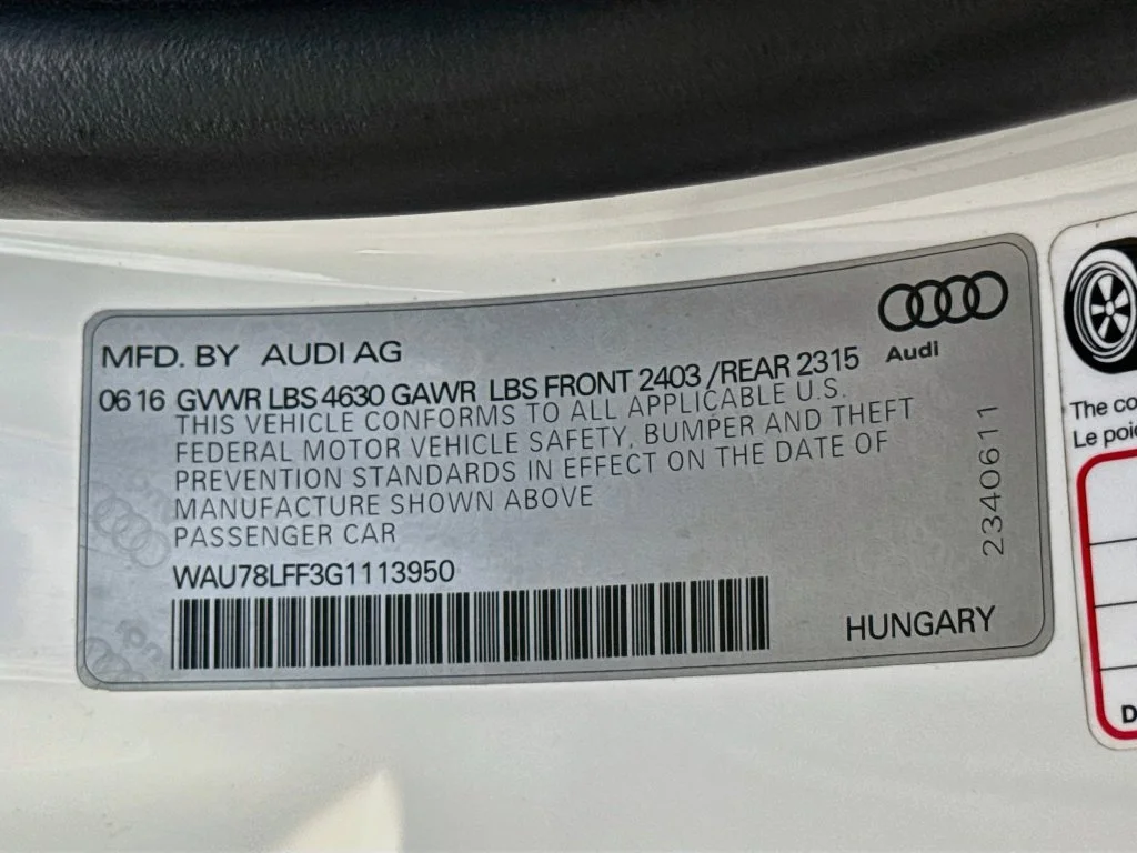 Used 2016 White Audi 2.0T Premium image 39