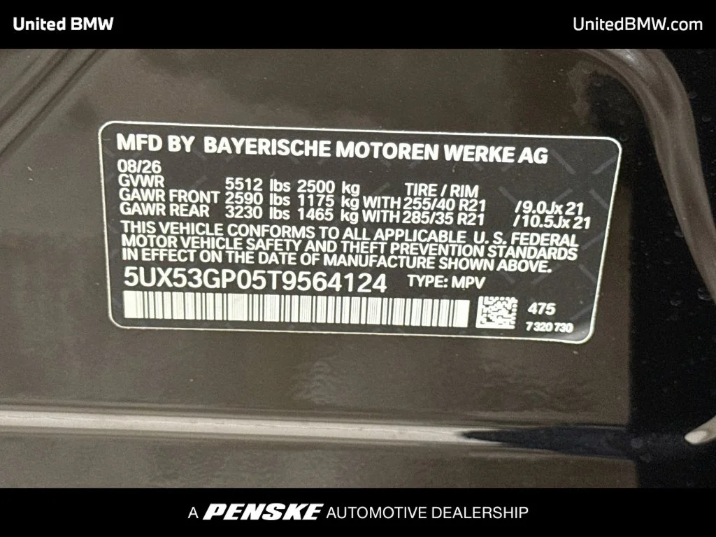 New 2026 Black Sapphire Metallic BMW 30 xDrive image 22