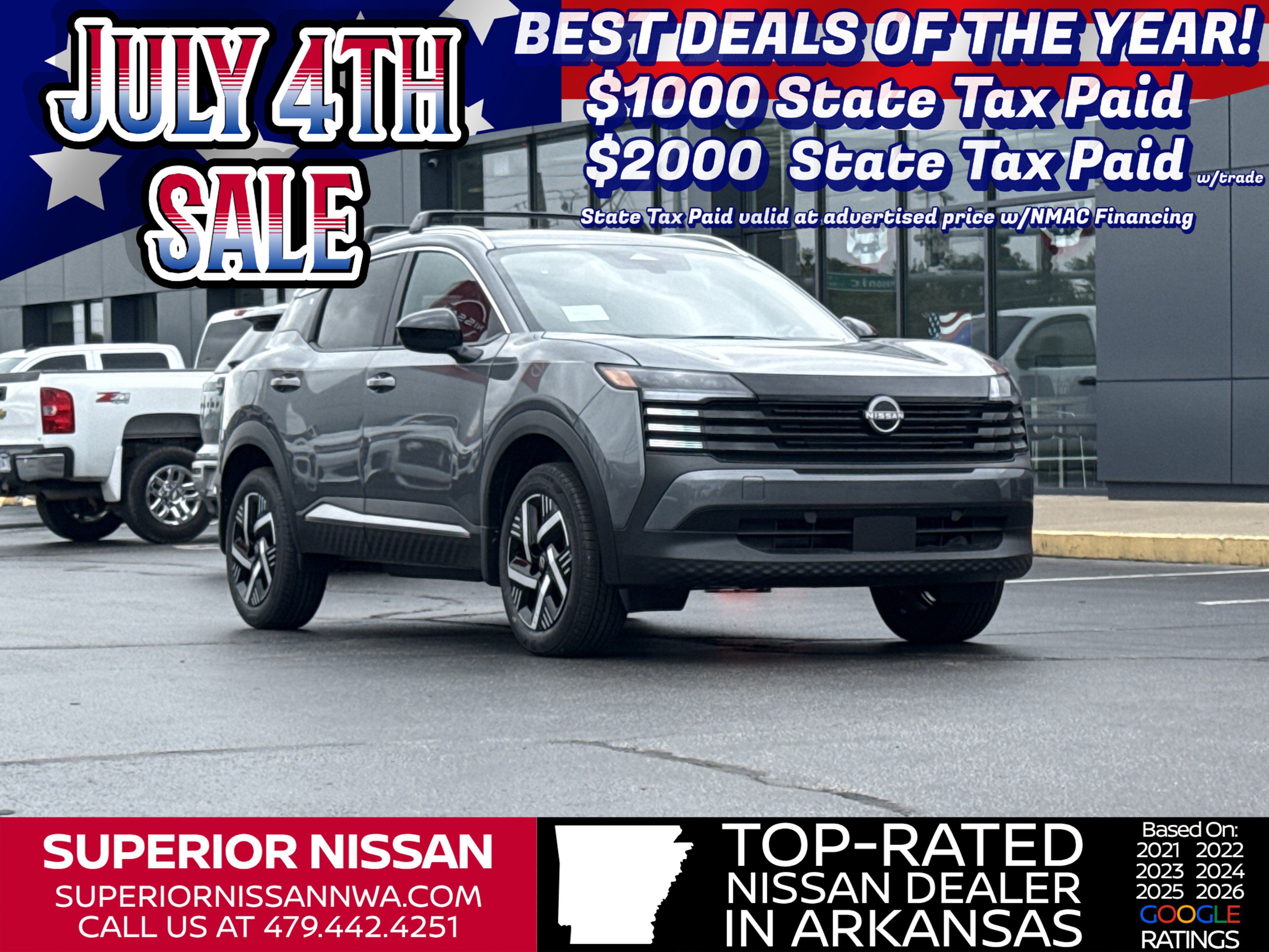 New 2026 Gun Metallic Nissan SV image 1