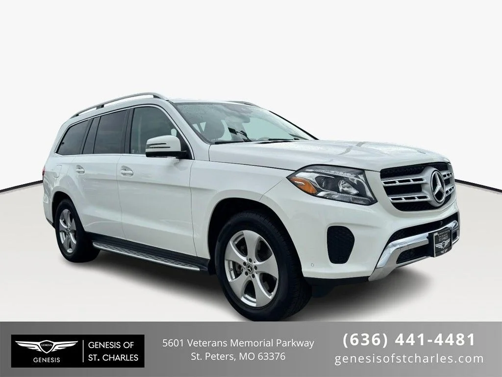 Used 2017 designo Diamond White Metallic Mercedes-Benz GLS 450 image 1